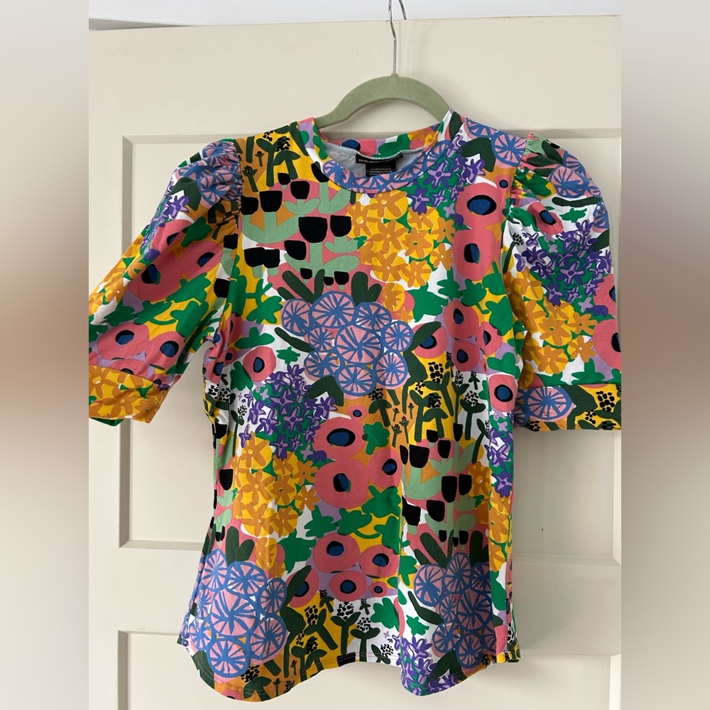 Nooworks puff top People I’ve Loved print size L